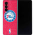 NBA Philadelphia 76ers Distressed Galaxy Z Fold4 5G Skin